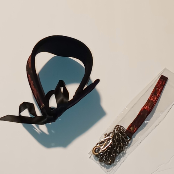 Choker collar w leash - Picture 2 of 4